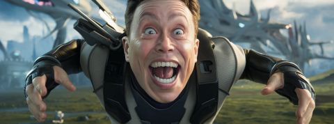 Elon Musk ment sur ses performances de gamer et fatigue la communauté Elon Musk en personnage de jeu vidéo, avec une expression