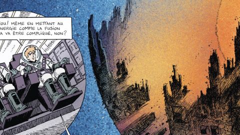 Planche de la BD « Ressources : un défi pour l'humanité »