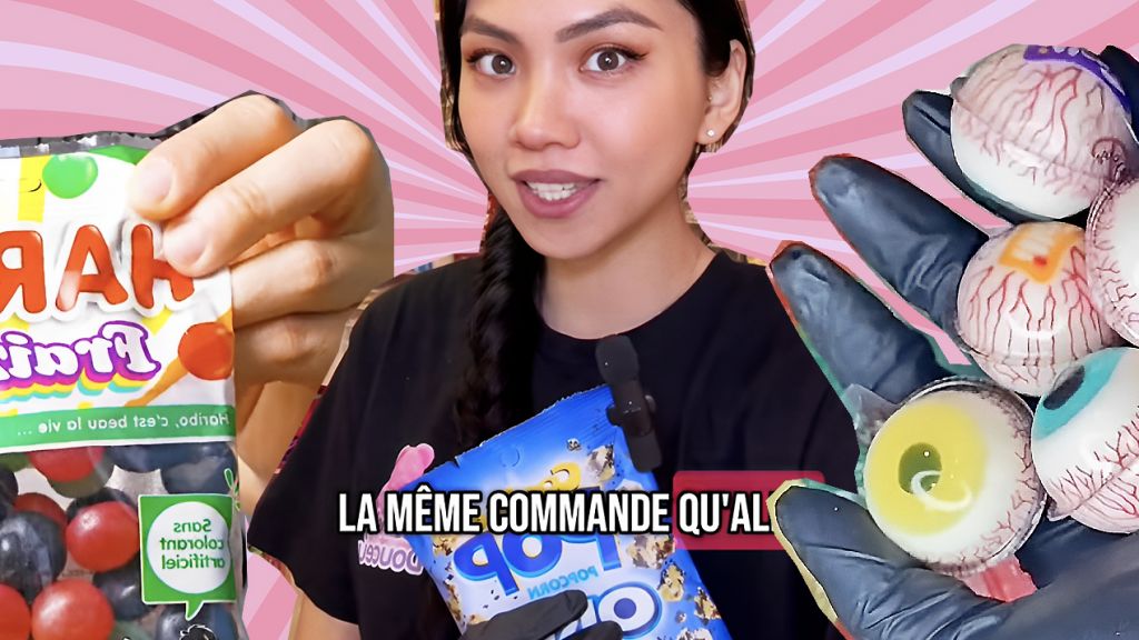 Passion bonbecs : sur TikTok, on vend de tout et de n'importe quoi Captures de comptes TikTok avec des vendeurs de bonbons