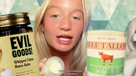 Captures de comptes TikTok sur beef tallow