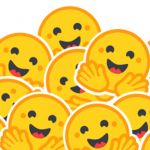 Une montagne d'émojis hugging face