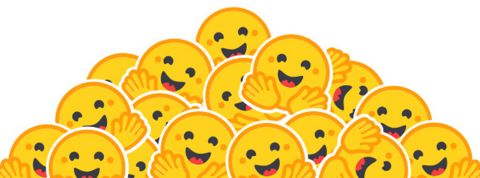 Le défi de Hugging Face, l'anti-OpenAI : mettre l'IA en open source Une montagne d'émojis hugging face