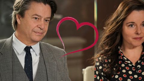 Mathias et Noémie dans la série Dix pour cent