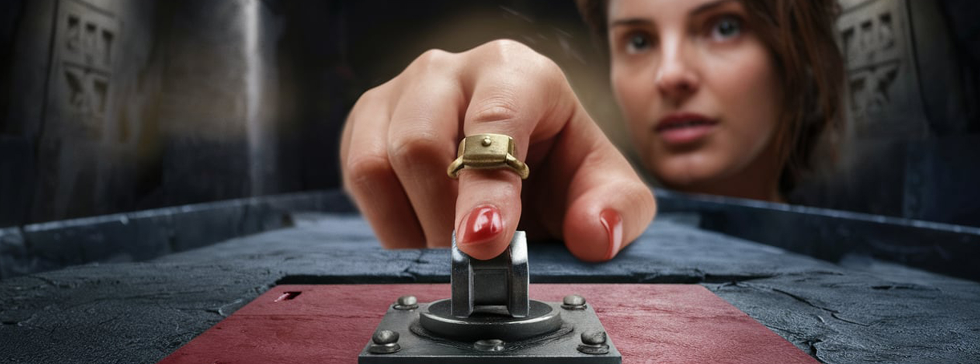 Et le Los Angeles Times inventa « l’interrupteur à opinion » - L'ADN Une femme appuie sur un bouton