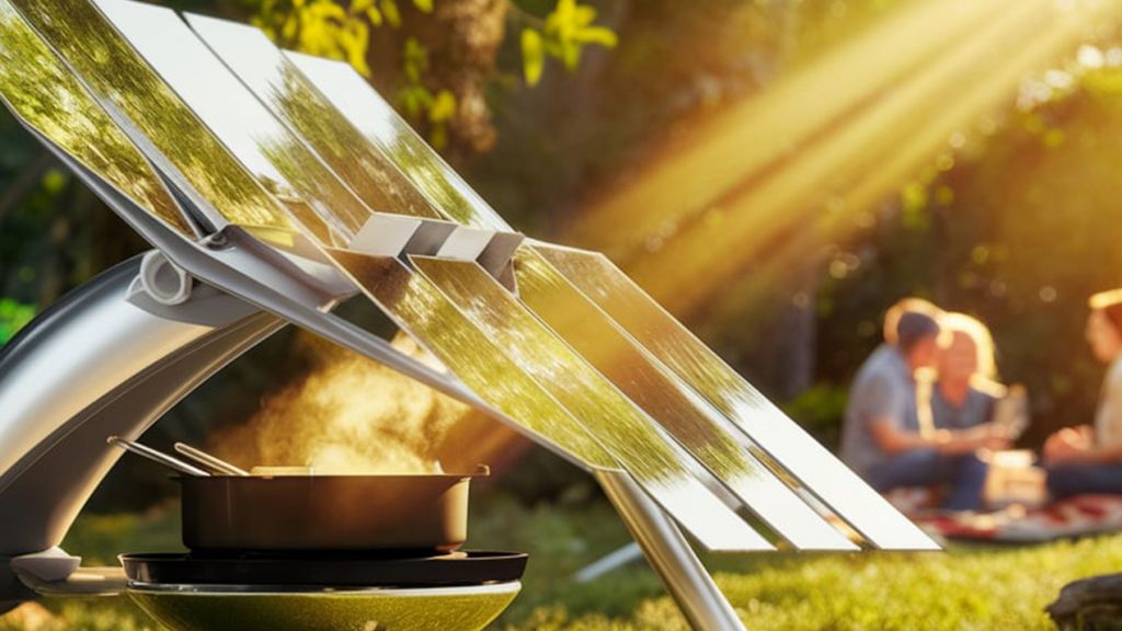 Une image de four solaire par IA