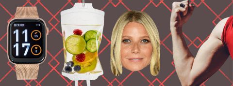 3 signaux faibles pour une santé qui défie tous les pronostics Une smartwatch, un IV, le visage de Gwyneth Paltrow et un bras musclé