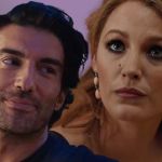Justin Baldoni et Blake Lively entourés d'éclairs