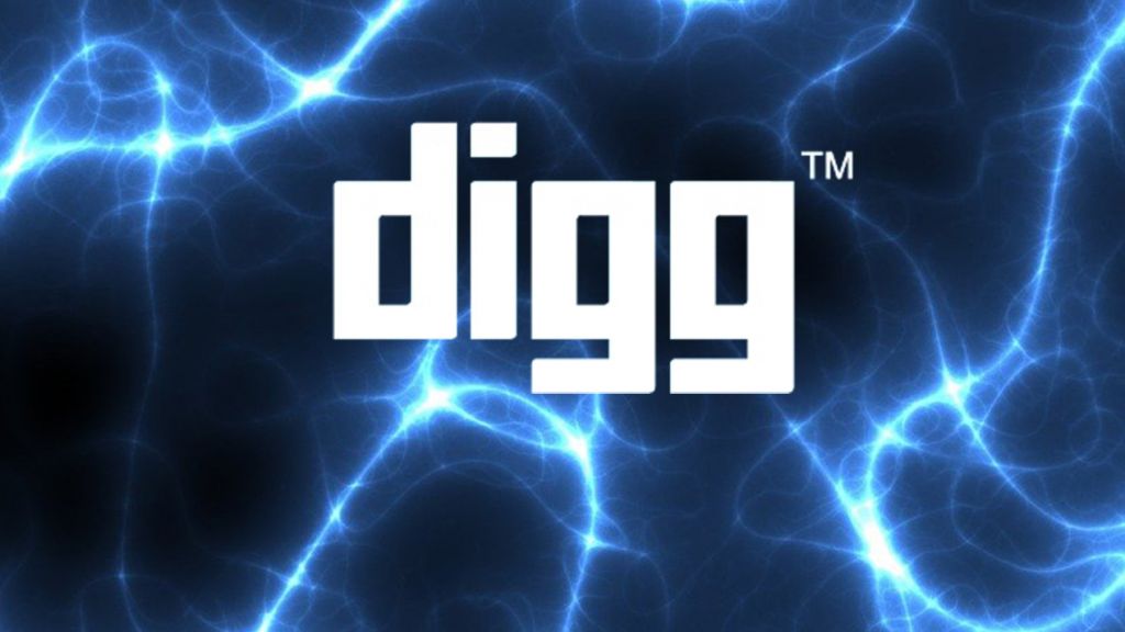 logo Digg en blanc sur fond électrique