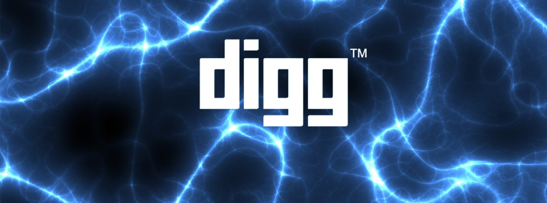 Digg is back ! Quand l'IA tente de ressusciter les promesses du web d'antan - L'ADN logo Digg en blanc sur fond électrique
