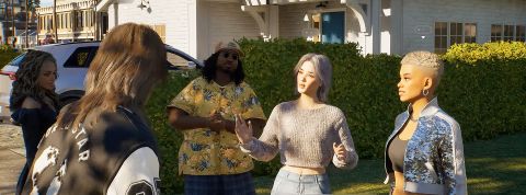 InZOI, le jeu de simulation où vos choix peuvent générer de gros retours de karma Un geoupe de jeunes adultes dans le jeu InzOIoi