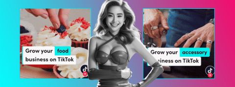 Sur TikTok, des influenceuses font la promotion du marketing digital : une nouvelle poudre aux yeux ? Une Asiatique très sexy et des captures TikTok très marketing