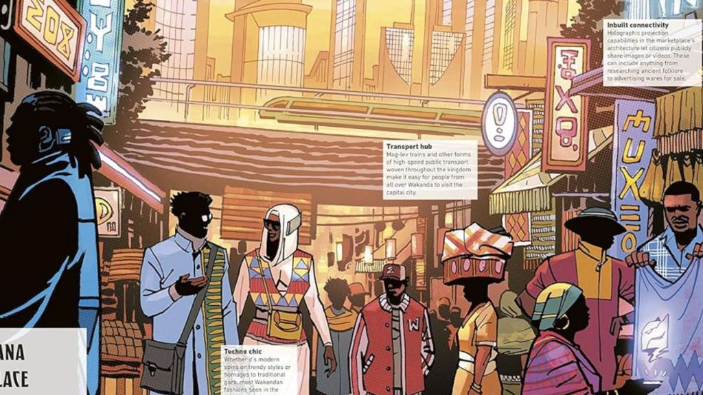 une image extraite d'une BD de Black Panther