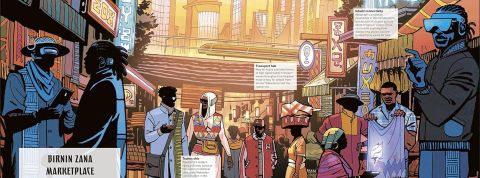 Avec les trois révolutions technologiques majeures en cours, l’Afrique a des cartes à jouer une image extraite d'une BD de Black Panther
