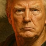 Trump en méchant Jedi avec un laser rouge