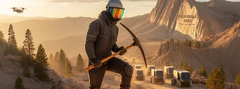 IA wrapper : la ruée vers l’or a commencé et OpenAI vend les pioches Un travailleur en Californie 2025 avec une pioche