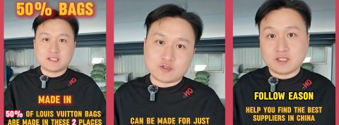 Agents de sourcing : « Les droits de douane ont attiré l'attention sur nous » Captures du compte easeon_sourcing sur TikTok