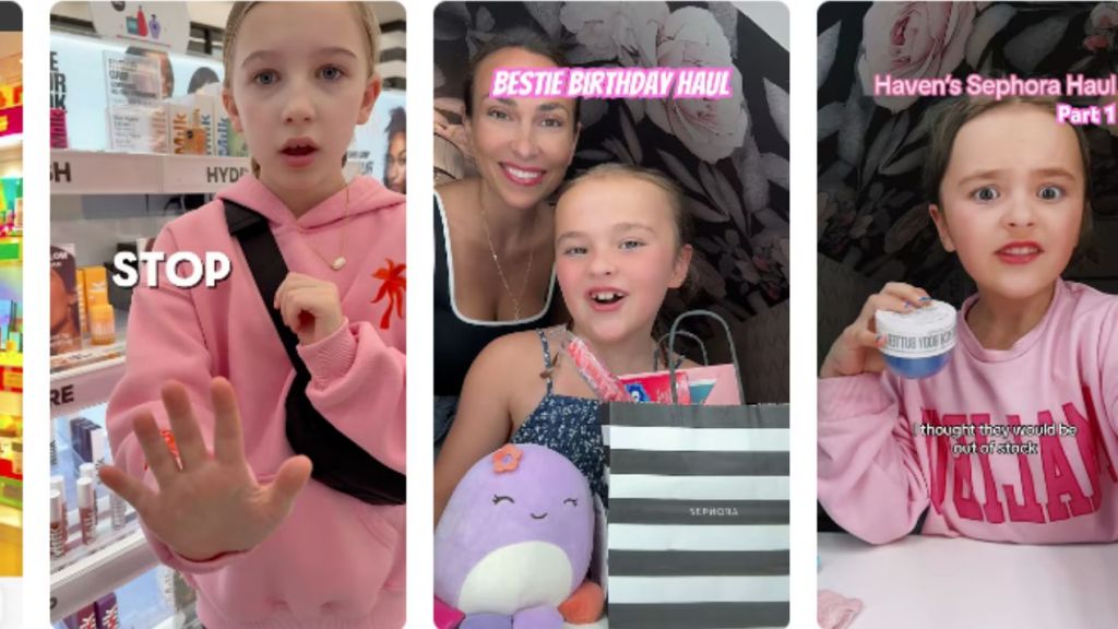 des enfants maquillés