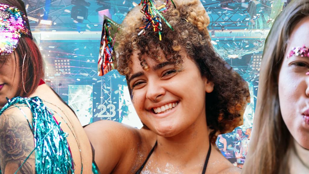 Amour, paillettes et pop sucrée : les concerts se transforment en pyjamas party Trois filles font la fête tout en paillettes