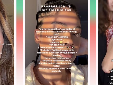 Des captures TikTok sur la tendance  - no propaganda - 