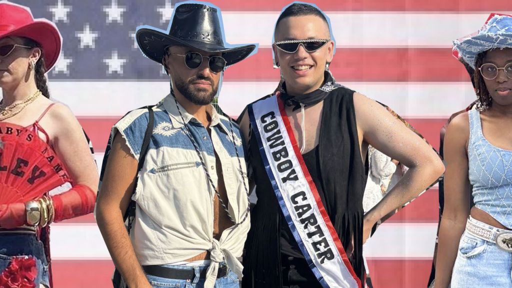 Des fans de Beyoncé lors du concert Cowboy Carter