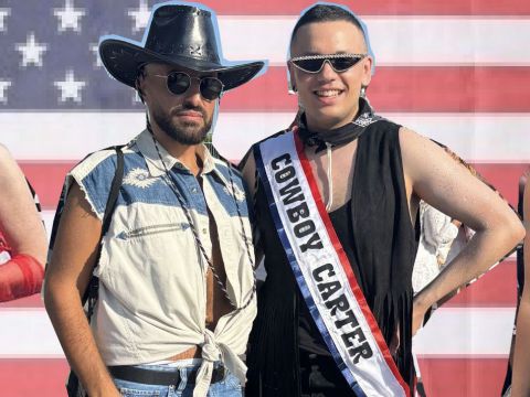 Des fans de Beyoncé lors du concert Cowboy Carter