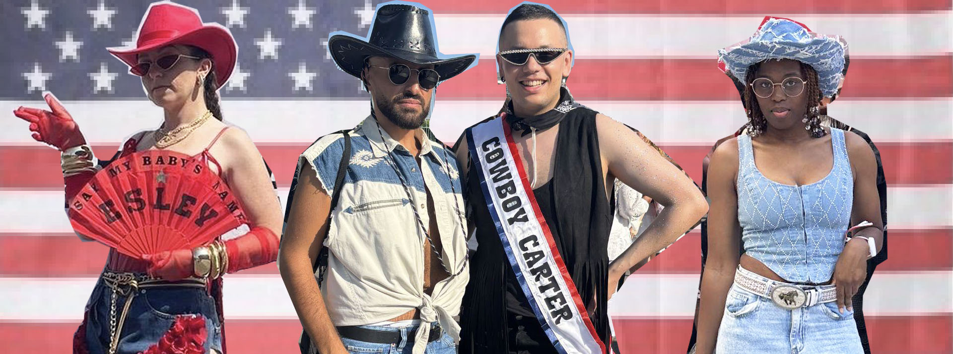 « Concert outfits » : pour aller voir leurs idoles, les fans arborent le total look - L'ADN Des fans de Beyoncé lors du concert Cowboy Carter