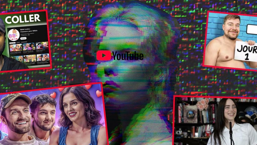 Captures des ivignetets Youtube et fond tv effect