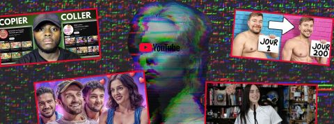 YouTube et Hollywood : quand le rêve américain change de canal Captures des ivignetets Youtube et fond tv effect
