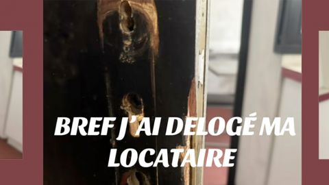 « Œil pour œil, dent pour dent » : le nouveau précepte (ou presque) des influenceurs immo Une serrure défoncée et cette phrase - bref, j'ai délogé ma locataire - ,