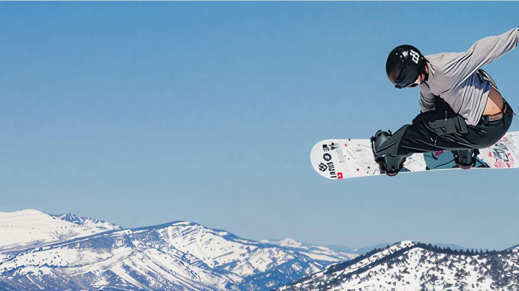 Un snowboarder sur le domaine de Reed Hastings dans l'Utah