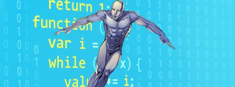 vibecoding Le surfeur d'argent sur des lignes de codes