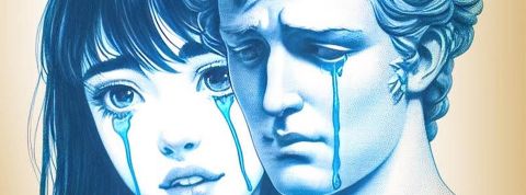 Alt-lit : Quand les trolls du web se mettent à écrire des romans Zoom sur un couple qui pleure (couverture de Sillyboy de Peter Vack)