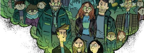 Parler sciences et climat en BD, l'enthousiasme des chercheurs (et du public) Zoom sur la couverture d ela BD Verts de rage, les enfants de plomb