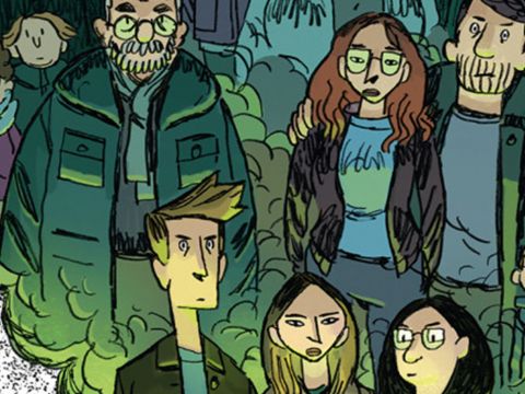 Zoom sur la couverture d ela BD Verts de rage, les enfants de plomb