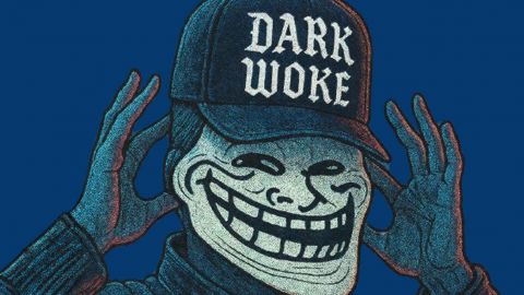 un troll avec un casquette  - dark woke - 