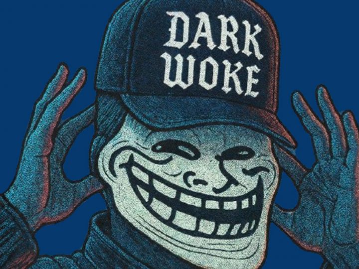 un troll avec un casquette  - dark woke - 
