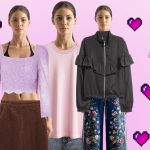 Une fille avec 3 teneus différentes, des labubus et des vêtements