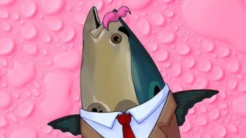 une poisson qui donne l'actualité