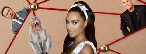 Kim Kardashian fait-elle partie d'un vaste plan de promo pour Neuralink ? Elon Musk, un singe, Kim Kardashian et Daniel Amen, psychiatre américaian