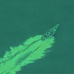 Un bateau dans les Caraibes vu du ciel