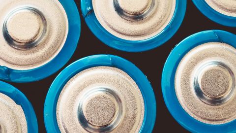 Gros plan sur des piles