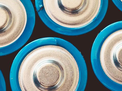 Gros plan sur des piles