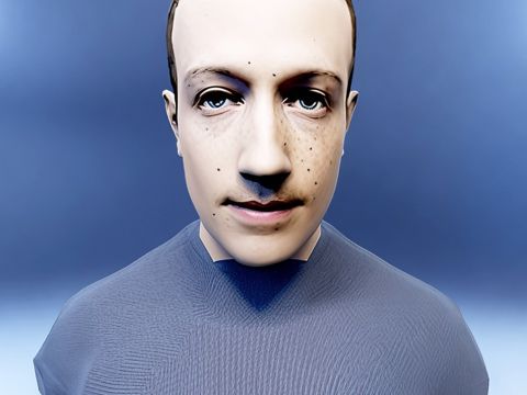 Mark Zuckerberg version anime