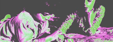 14-01-miniverses Une photo vintage pasée sous photshop dans les tons bleus et roses