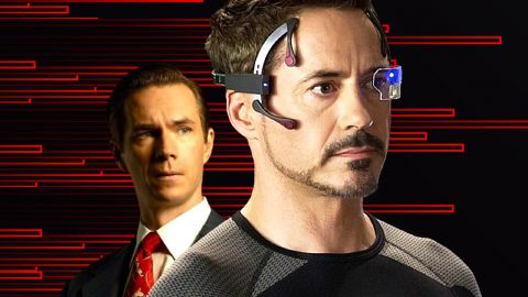 Iron man et Jarvis dans son dos