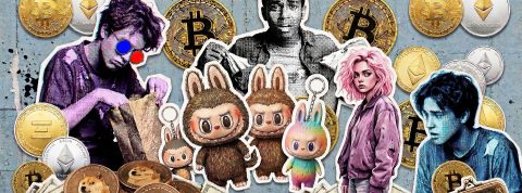 Des jeunes fauchés, des Labubus, des dollars er des Bitcoins, dogecoins, Ethereum