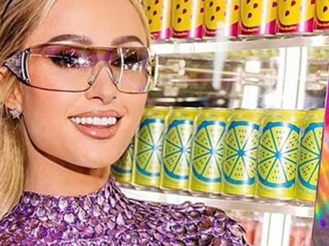 Paris Hilton et le Poppi soda