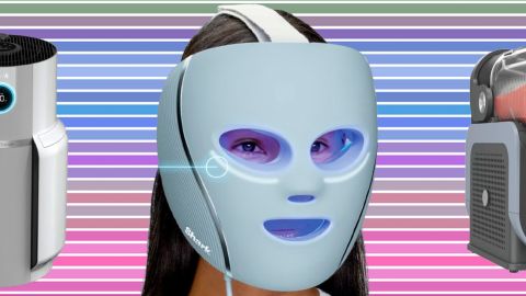 Une purificateur d'air, un masque Led et un Slushi maker