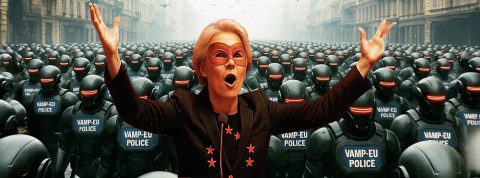 Avec Tractopelle Musik, l’esprit Trump s’invite dans le monde du rap ? Un montage avec deux images du clip Vampaieur de Tractopelle Musik