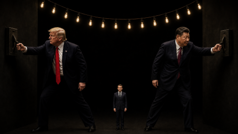 Trump Macron XI Pijing